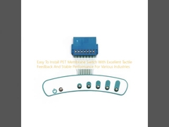 Easy To Install PET Membrane Switch With Excellent Tactile Feedback And Stable Performance For Various Industries