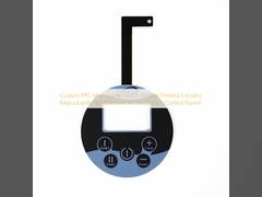 Custom FPC Membrane Switch Flexible Printed Circuitry Keypad with 3M Adhesive for Electronics Control Panels