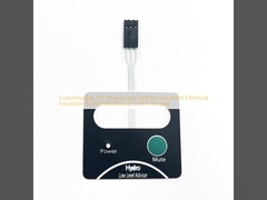 Customizable PET Membrane Switches Excellent Electrical Insulation Tactile Membrane Switch Keypad