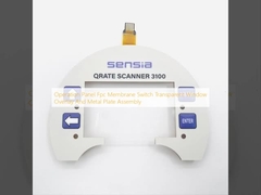 Operation Panel Fpc Membrane Switch Transparent Window Overlay And Metal Plate Assembly