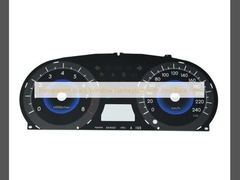 Transparent black Window Nameplate with 2mil Base Film