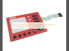 Silicone Steel Plate PET Touch Switch With Dielectric Withstanding Voltage Of 250V DC
