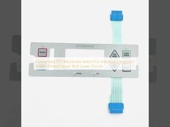 Customized PET Membrane Switch For Industrial Equipment Screen Printed Upper And Lower Circuits