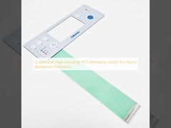 Customized High Sensitivity PET Membrane Switch For Home Appliances Installation