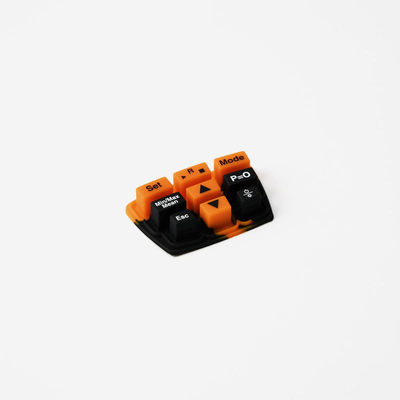 PMS Color Silicone Rubber Membrane Switches Irregular Shape Abrasion Resistant