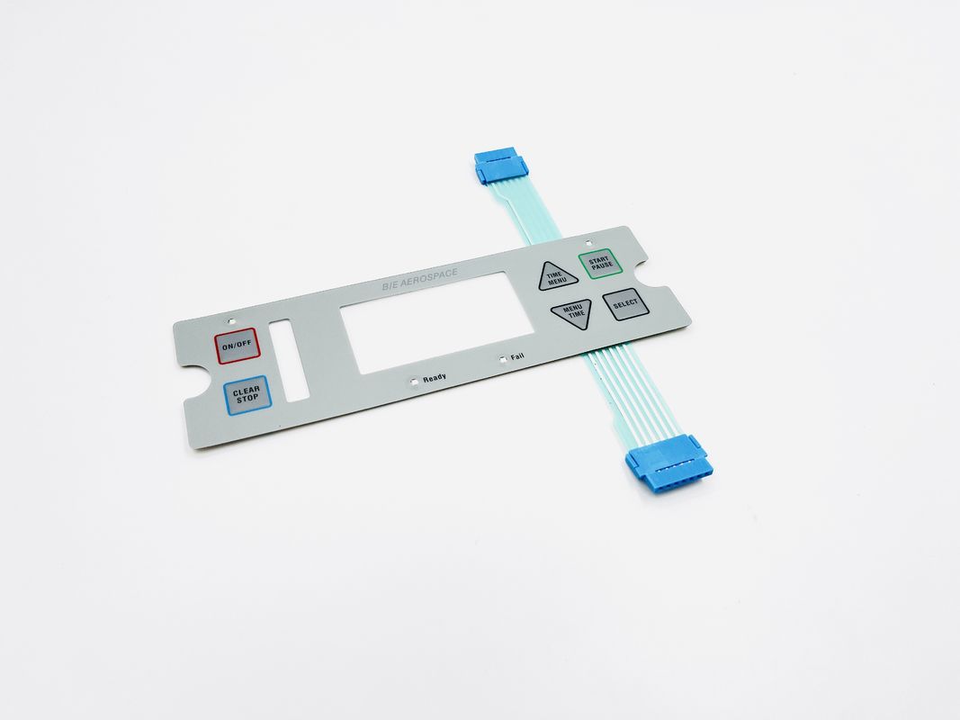 1.0mm Pitch FPC Membrane Switch featuring Embossed Button 55*70mm Size