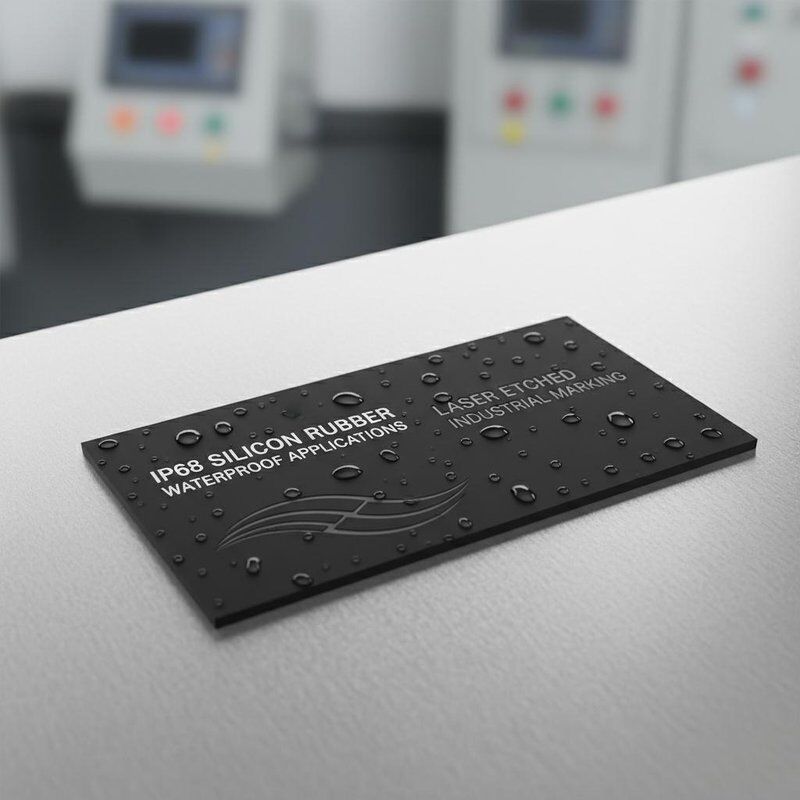 IP68 Silicon Rubber Featuring Silk Printing Laser Etching Ideal for Waterproof Applications and Custom Industrial Marking
