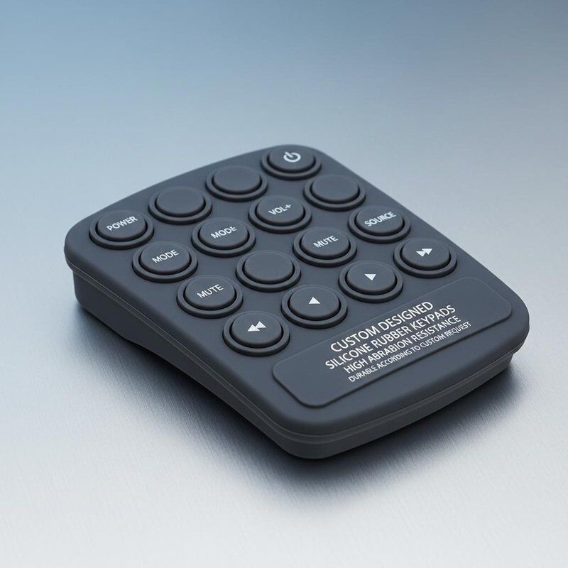 Silicone Rubber High Abrasion Resistance Keypads Custom Designed Silicone Rubber Keypads According To Custom Request Durable