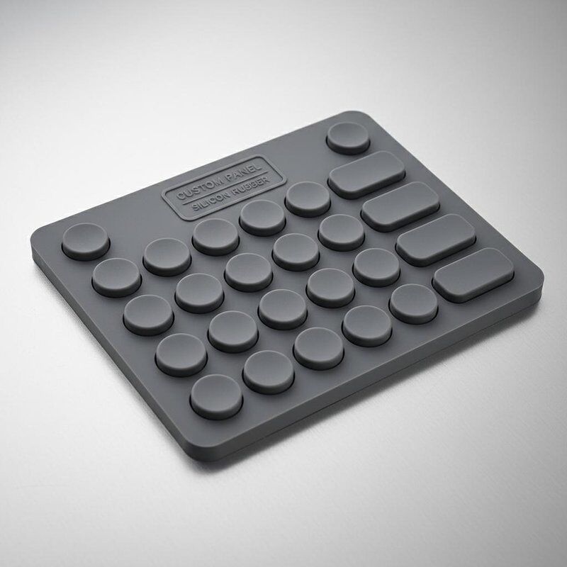 Rubber Keypad Button Material Silicon Rubber Panel Built According To Custom Request Ensuring Performance and Comfortable Tactile Feedback