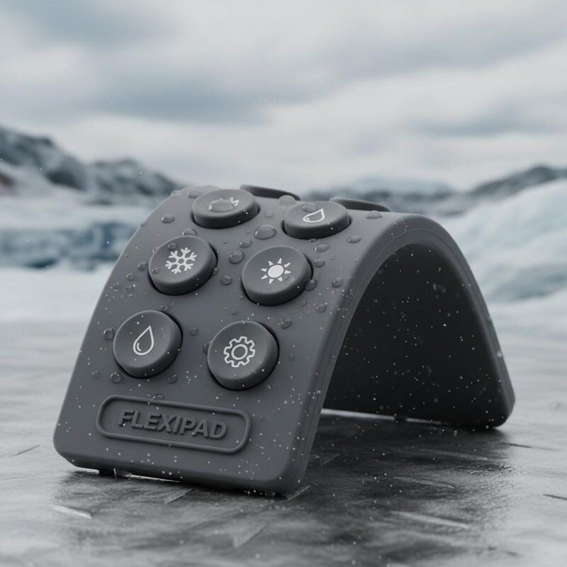 High Flexibility Silicon Rubber Keypad Made with Rubber Keypad Button Material Offering Performance in Harsh Environments