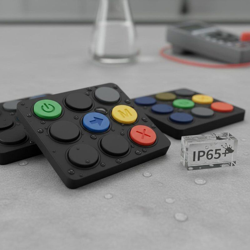 Manufacture Yes Silicone Rubber Keypads Offering Water Resistance IP65 or Higher and Good Color Stability for Device Interfaces