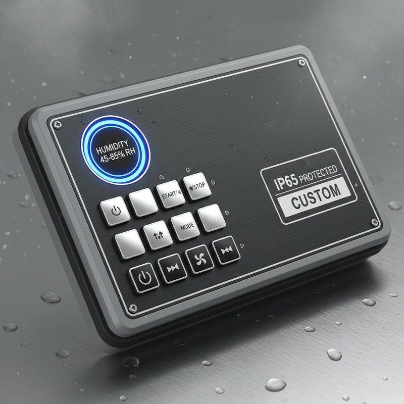 Humidity 45 to 85 percent RH Backlight Membrane Switch combined with IP65 Customized Protection Level Matte and Glossy Finish Providing Operation