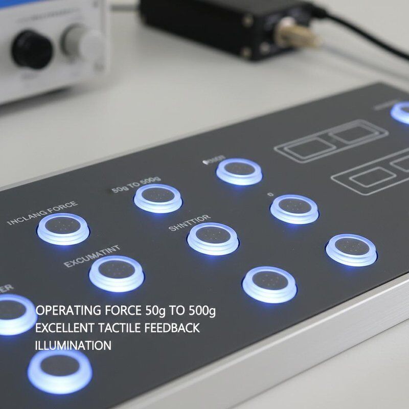 Operating Force 50g To 500g Backlight Membrane Switch Matte Finish Providing Excellent Tactile Feedback and Illumination